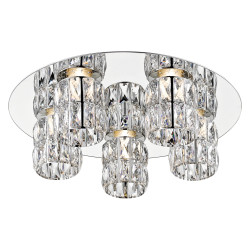 Plafonieră Majestic PL5 crom 140012 Unique