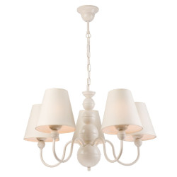 Lustra Bouli alb 5 Lamkur