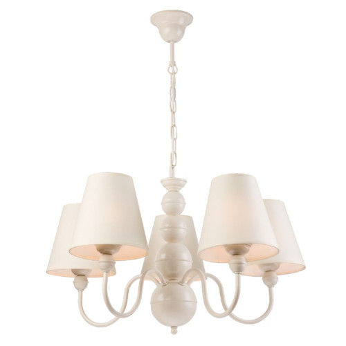 Lustra Bouli alb 5 Lamkur