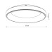 Plafoniera Nikki LED BL 60W 11208 Nowodvorski - imagine 4