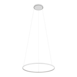 Pendul Circolo Alb Led M 3000K 11604 Nowodvorski