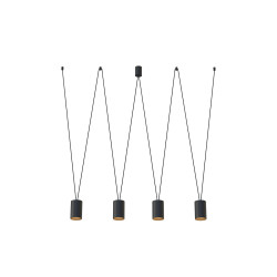 Lustra More Tone Black/Gold 7814 Nowodvorski