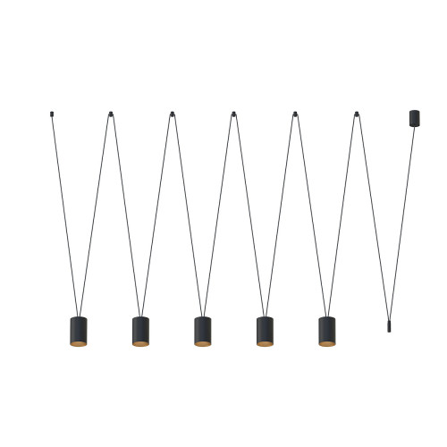 Lustra More Tone Black/Gold 7817 Nowodvorski