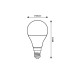 Bec LED 5W E14 2071 Rabalux - imagine 1