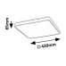 Plafoniera Negru Patrat Alenzo 36W LED 71433 Rabalux - imagine 8