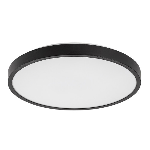 Plafoniera Negru Rotund Alenzo 24W LED Telecomanda 71438 Rabalux