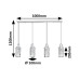 Pendul Fumea 4 x E27 72039 Rabalux - imagine 5