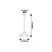 Pendul Golnar 1 x G9 72230 Rabalux - imagine 5