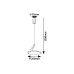 Pendul Ovidia Negru LED 20W 72327 Rabalux - imagine 6