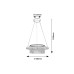 Pendul Maribell 40W LED 72353 Rabalux - imagine 3