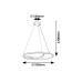 Pendul Niloo 40W LED 72367 Rabalux - imagine 5