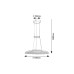 Pendul Zofrael 24W LED 72411 Rabalux - imagine 7