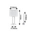 Veioza Domiro Alb 1 x E27 74044 Rabalux - imagine 7
