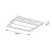 Plafoniera led 24W grej GLAVIAN 71476 Rabalux - imagine 4