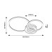 Plafoniera led 24W 3CCT LUREO 71485 Rabalux - imagine 5