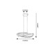 Pendul led 24W OLYSSIA 72463 Rabalux - imagine 5