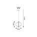 Pendul led 8W OLYSSIA 72464 Rabalux - imagine 5