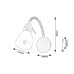 Aplica 1xE14 SOMA negru 73090 Rabalux - imagine 5
