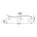 Aplica 3xE14 SOMA negru 73093 Rabalux - imagine 4