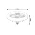 Bec led cu ventilator si soclu E27 SMD-LED 79231 Rabalux - imagine 3
