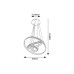 Pendul Avalon 50W 2230 Rabalux - imagine 2