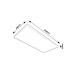 Plafoniera Damek2 LED 80W Alb 71079 Rabalux - imagine 4