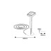 Lampa de gradina solara LED Ansoo 77016 Rabalux - imagine 3
