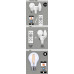 Bec LED Smart Wifi E14 5W 1980 Rabalux - imagine 1