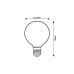Bec LED G125 5W 1800K E27 79075 Rabalux - imagine 5