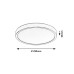 Plafoniera Maurec BL LED 18W 75081 Rabalux - imagine 7
