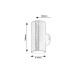 Aplica de exterior 18W Urfa BL 77155 Rabalux - imagine 9