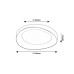 Plafoniera Iliana LED 56W 71054 Rabalux - imagine 5
