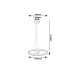 Pendul Thrac LED 40W 72223 Rabalux - imagine 3