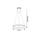 Pendul Grete LED 32W 3000K 72258 Rabalux - imagine 3