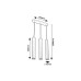 Pendul Senobia 3 x GU10 73037 Rabalux - imagine 6