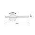 Aplica Sabira LED 6W Negru 78034 Rabalux - imagine 5