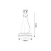Pendul Ceilo LED 38W 72001 Rabalux - imagine 7