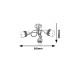 Plafoniera Lacey 3 5343 Rabalux - imagine 1