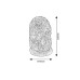 Lampa cristal sare minerala Wasabi LED 3680 Rabalux - imagine 4