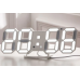 Ceas desteptator Home LTC 04, digital, 3D, Led, Alb - imagine 1