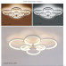 Lustra led dimabila, Six rings alba - imagine 6