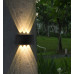 Aplica exterior LED neagra 6W 750lm WW - imagine 1