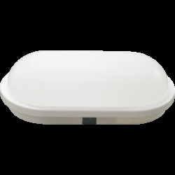 Plafoniera LED HEDA badt ovala 15W=83W lumina calda 3000K IP65 25.000 ore