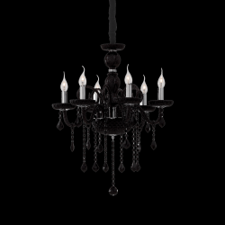 Candelabru Giudecca SP6 Negru 032504 Ideal Lux