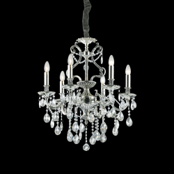 Candelabru Gioconda SP6  Argintiu 044927 Ideal Lux