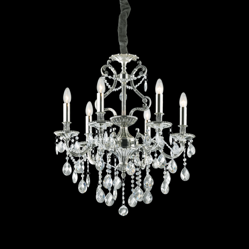 Candelabru Gioconda SP6  Argintiu 044927 Ideal Lux