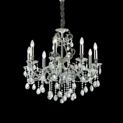 Candelabru Gioconda SP8 Argintiu 044934  Ideal Lux