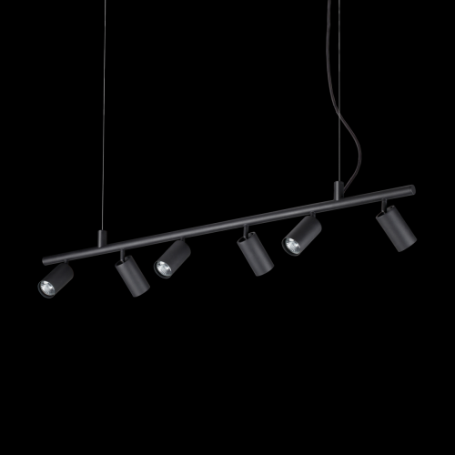 Pendul Dynamite SP6 Nero 231396 Ideal Lux