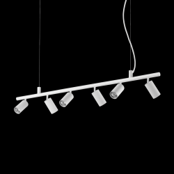 Pendul Dynamite SP6 Bianco 231433 Ideal Lux