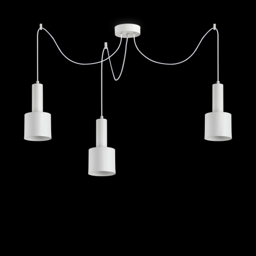 Pendul Holly SP3  Bianco 231587 Ideal Lux